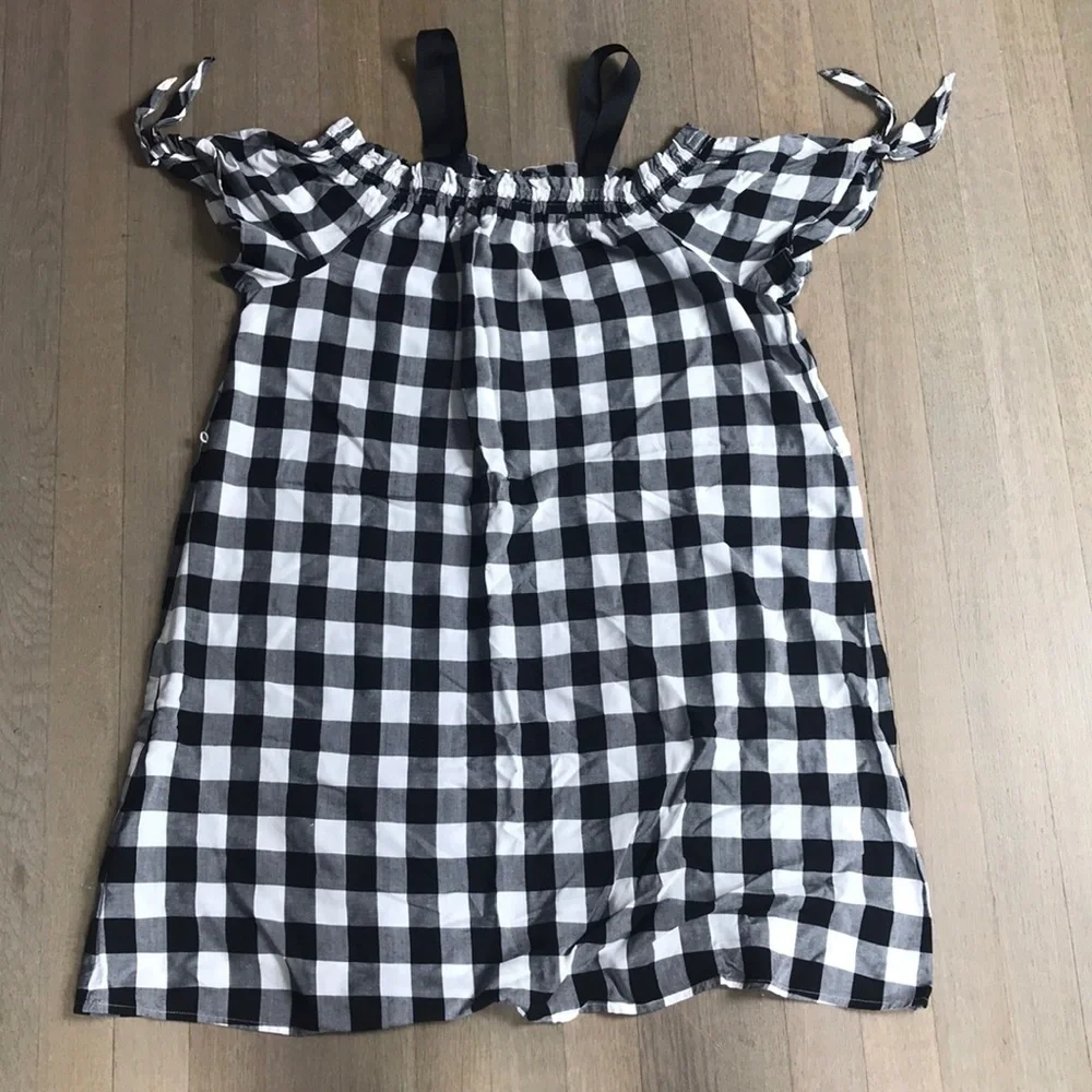 Loft checked dress
